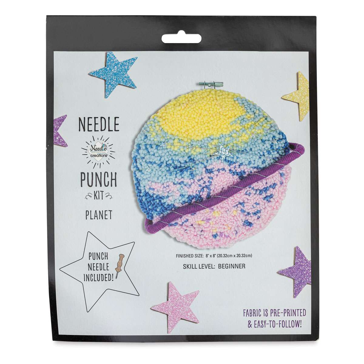 Needle Creations Needle Punch Kit - Planet, front of the packaging