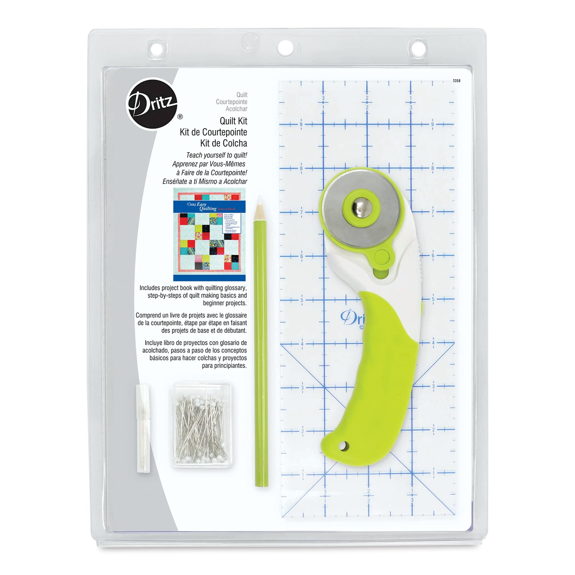 Dritz Essential Quilt Kit For Beginners (contents in package)