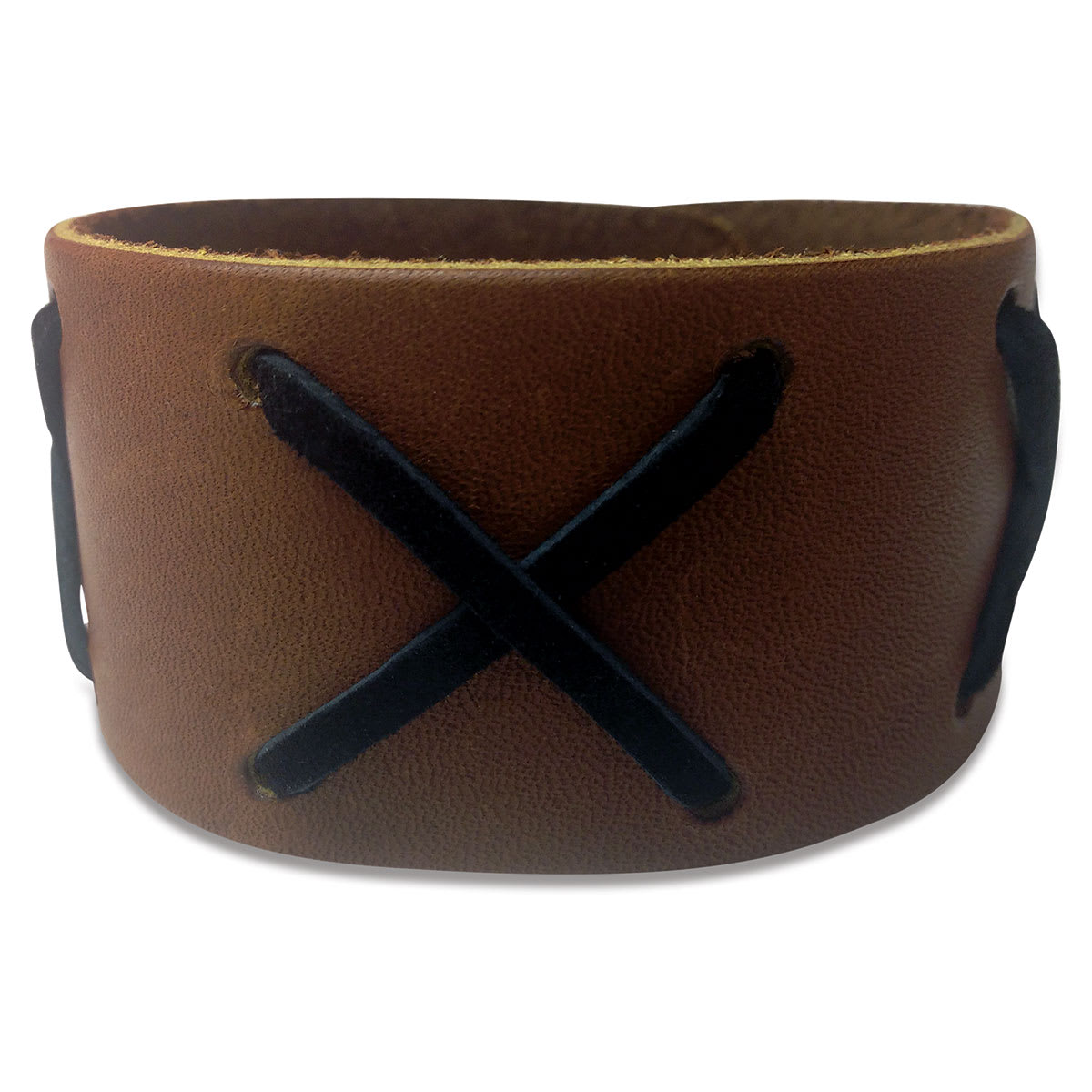 Realeather Leather Wristbands - Assorted Browns, finished project