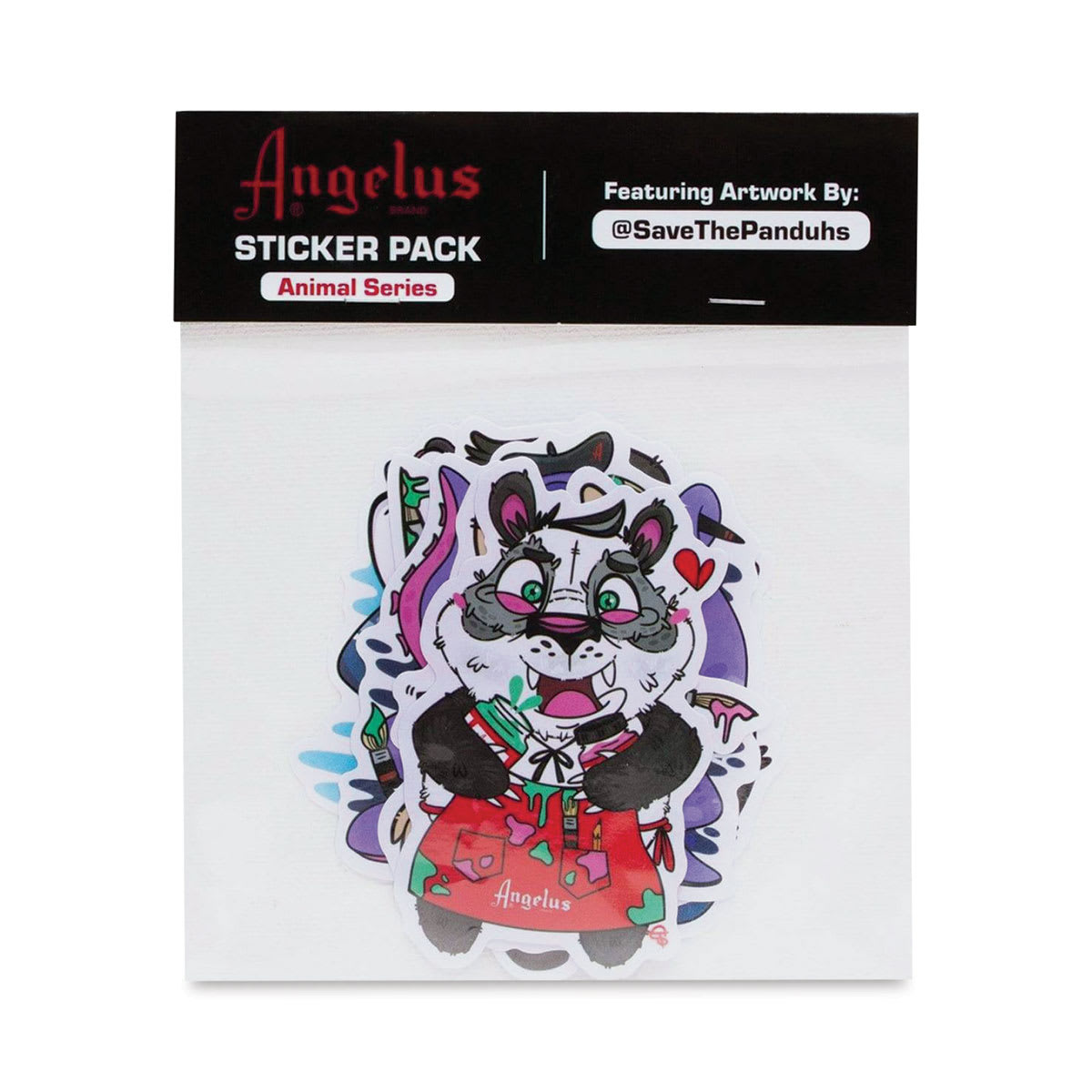 Angelus Sticker Pack - SaveThePanduhs, Set of 5, In Package