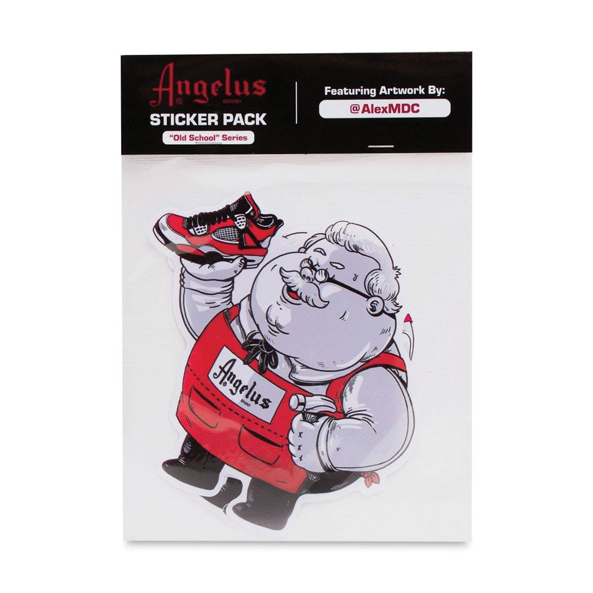 Angelus Sticker Pack - AlexMDC “Old School” Series, Set of 3, In Package