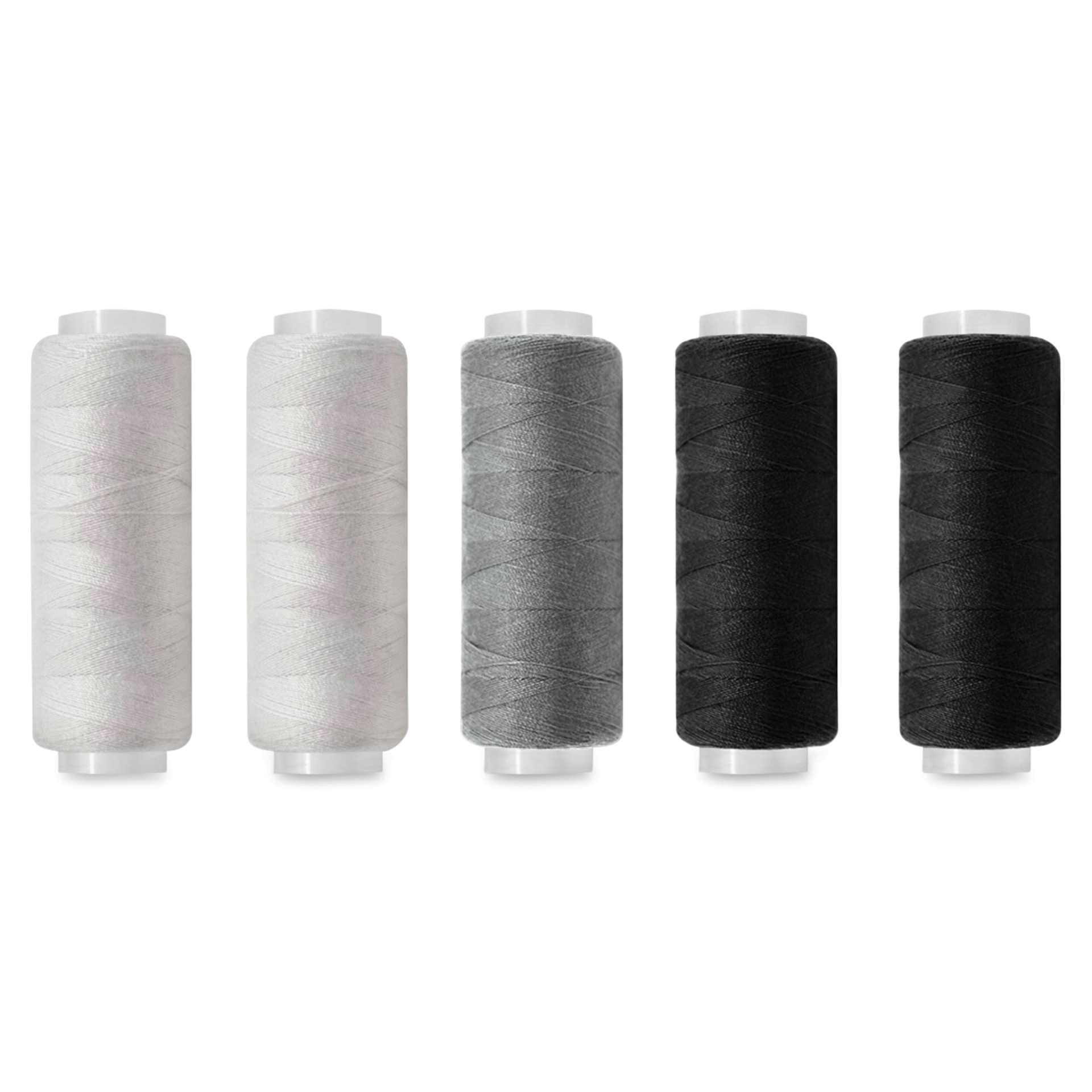 Needle Crafters Sewing Thread - Classic colors, five spools