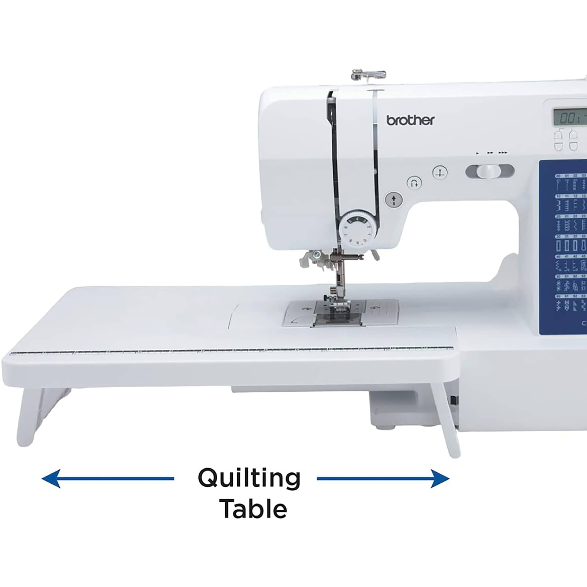 Quilting table.