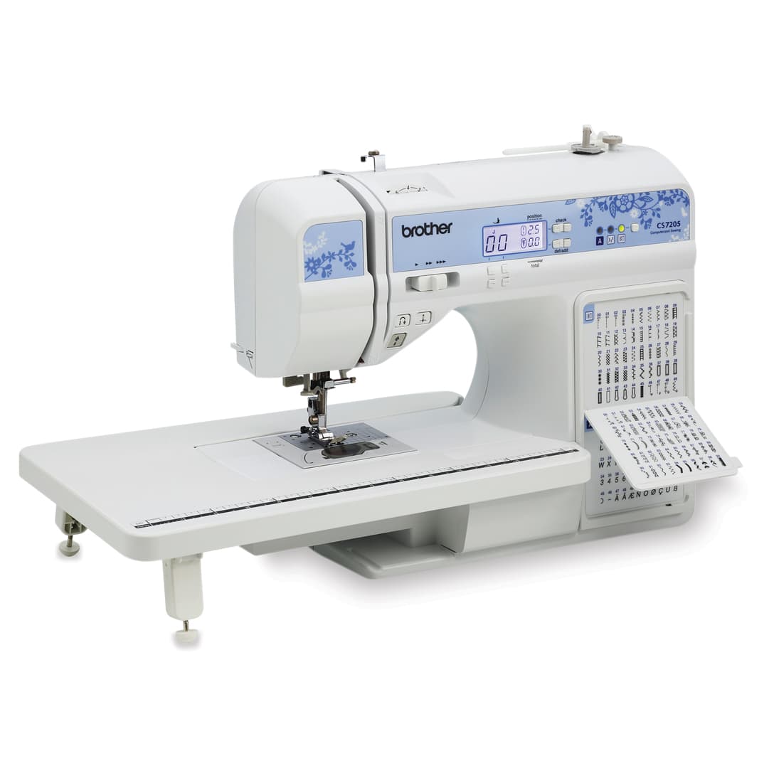 Brother CS7205 Computerized Sewing Machine angled view