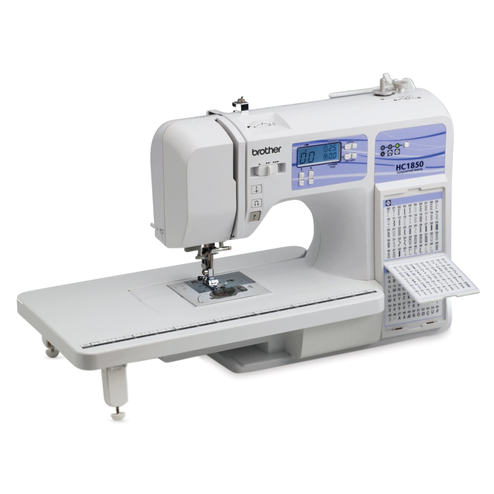 Brother HC1850 Computerized Sewing Machine, with quilting table