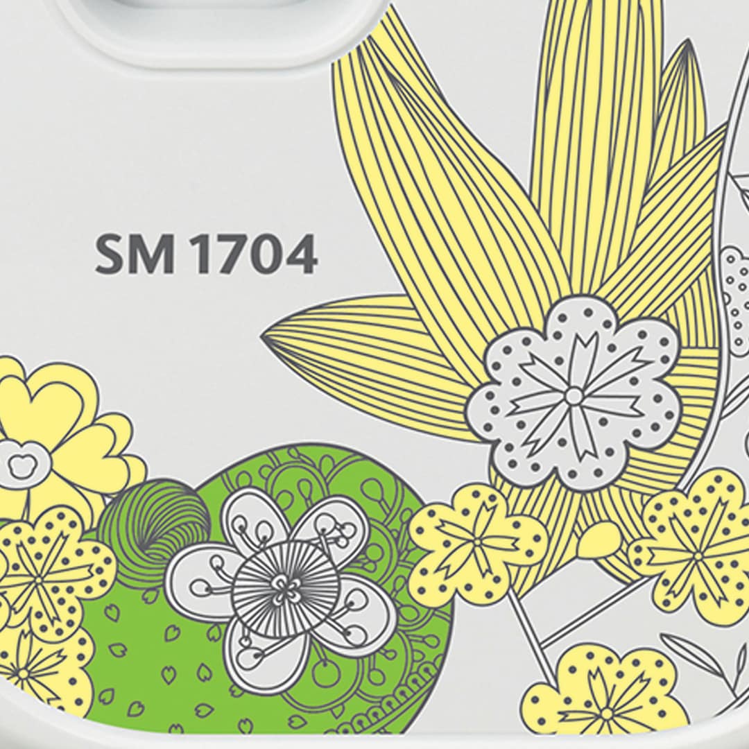 Brother SM1704 Sewing Machine close up of floral design