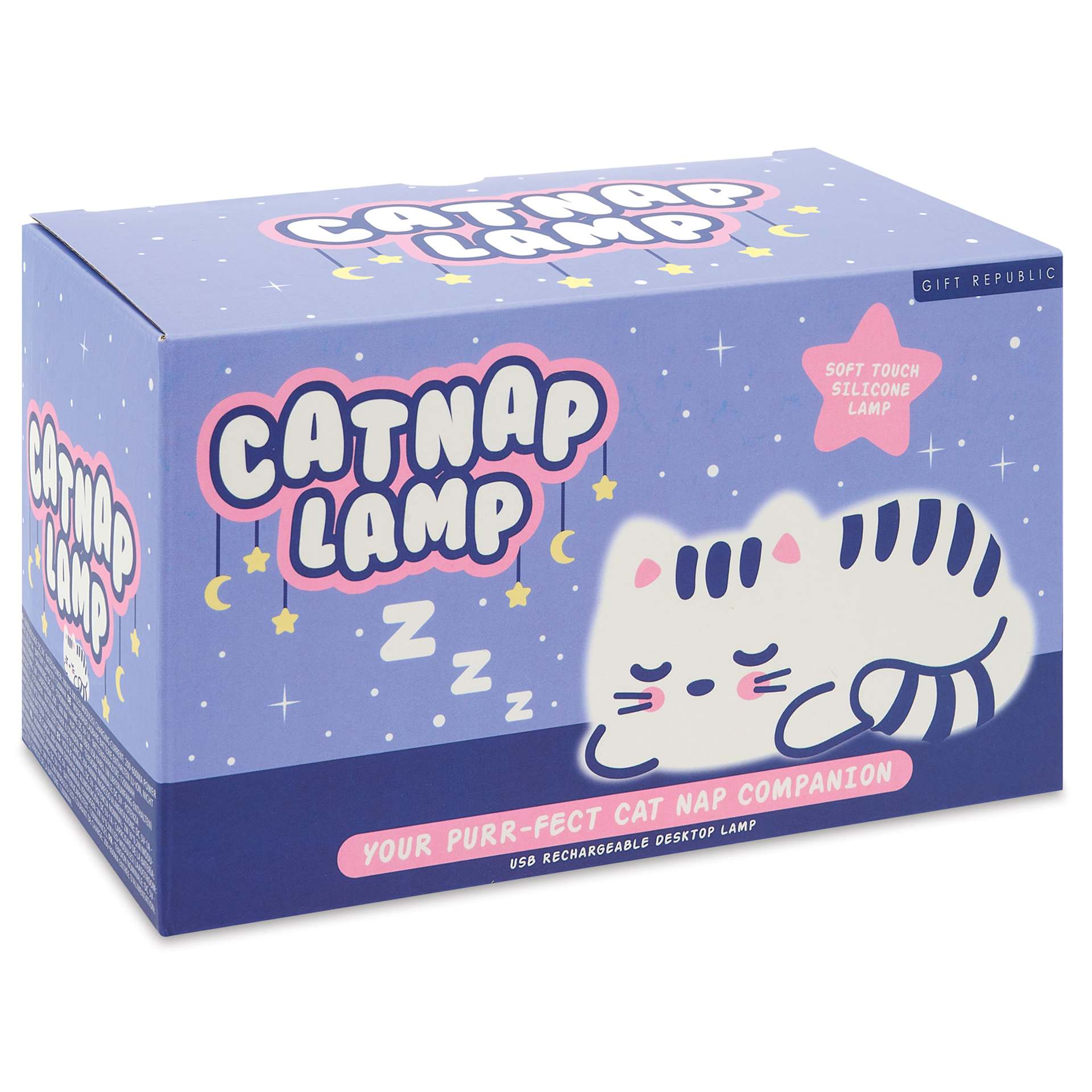 Gift Republic Cat Nap Lamp, packaging