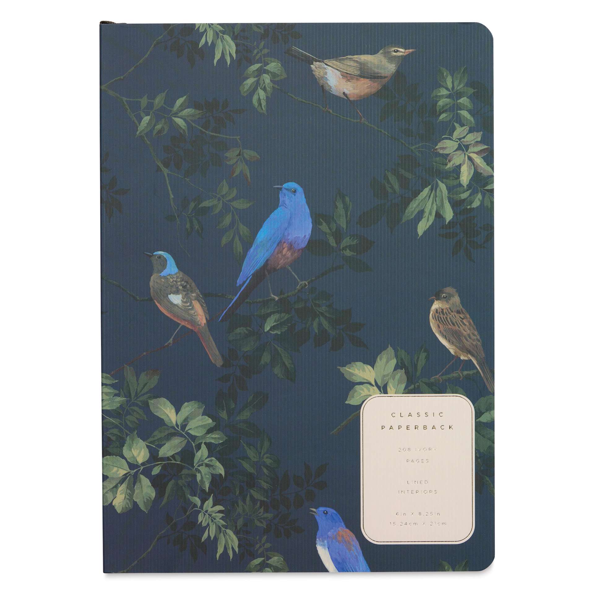 Fringe Studio Midnight Bird Journal - 6" x 8-1/4", 208 Pages, front