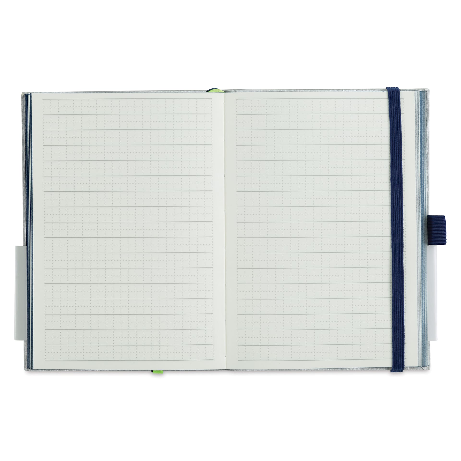Lamy Hardcover Notebook - Ocean Blue, Grid, 4.1" x 5.8" (open)
