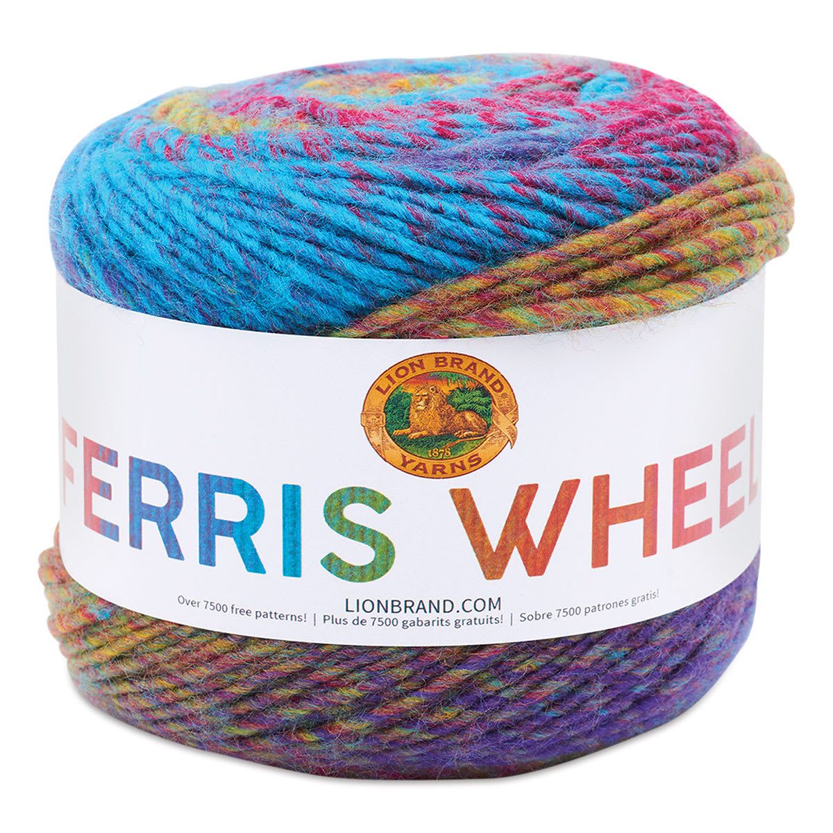 Lion Brand Ferris Wheel Yarn - Vintage Carousel, front