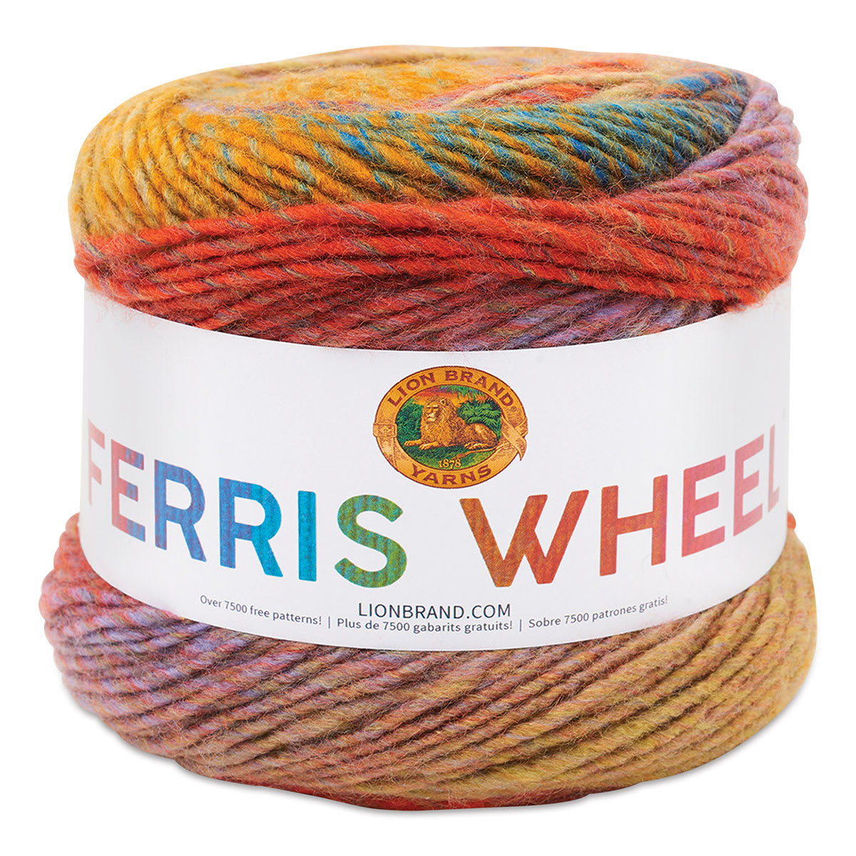 Lion Brand Ferris Wheel Yarn - Buttercup, front
