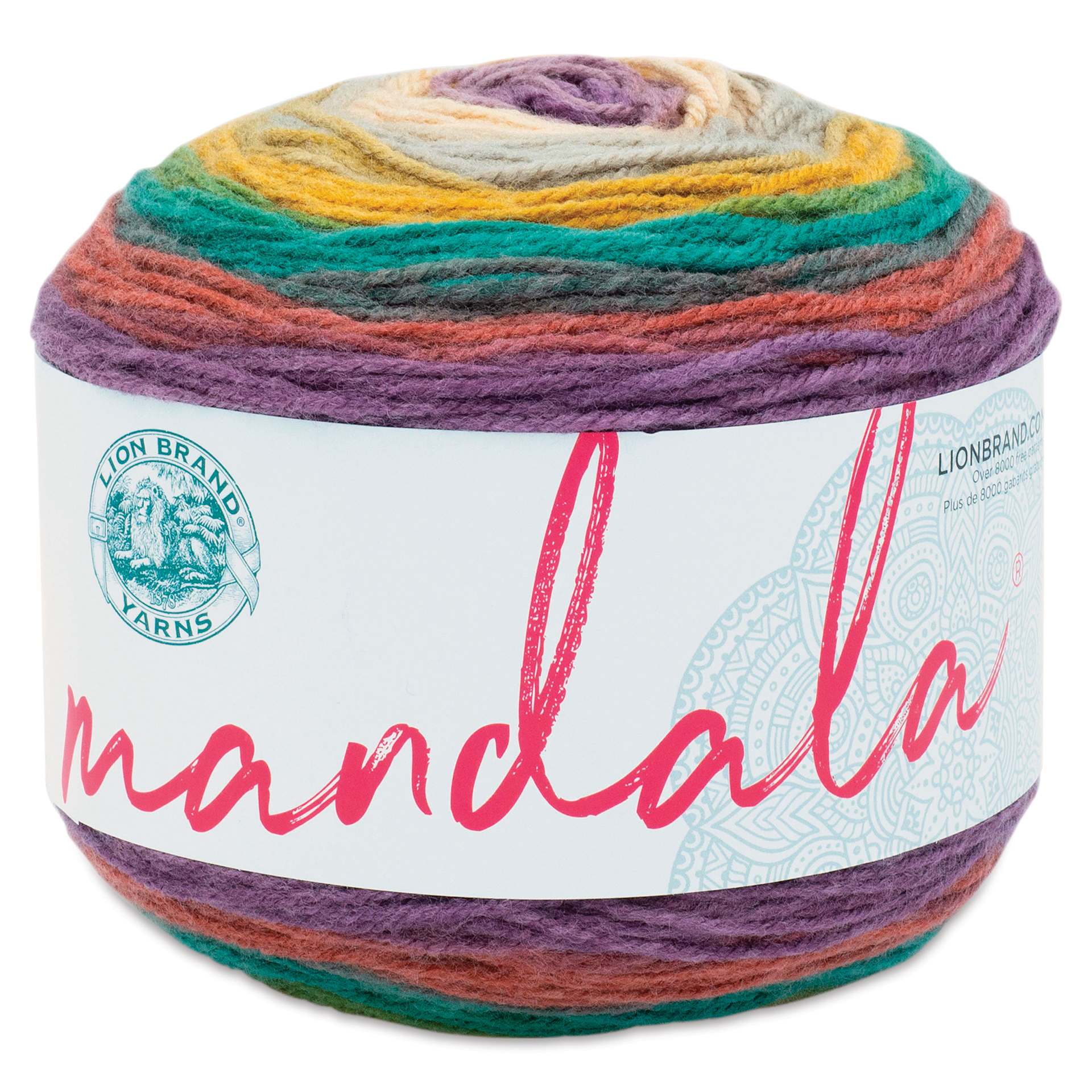 Lion Brand Mandala Yarn Cake - Warlock