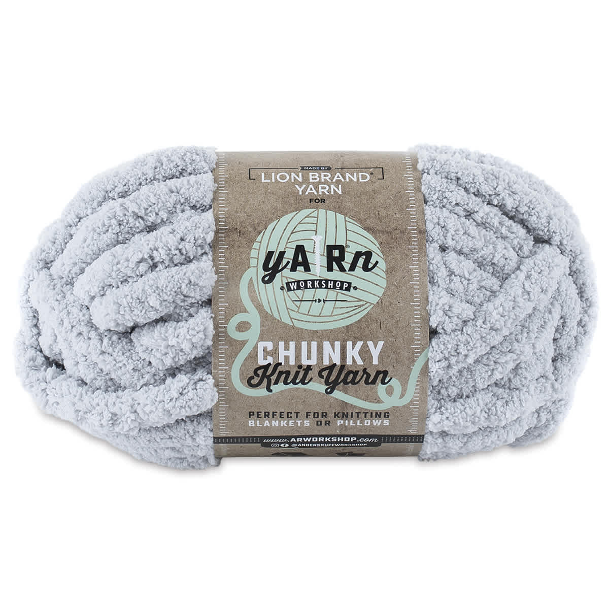 Lion Brand AR Workshop Chunky Knit Yarn - Willow, 28 yds