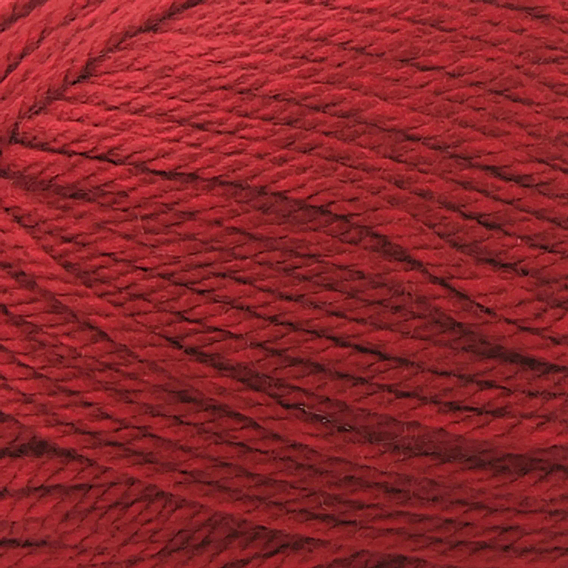 Lion Brand Basic Stitch Anti-Pilling Yarn - Red Heather, close-up