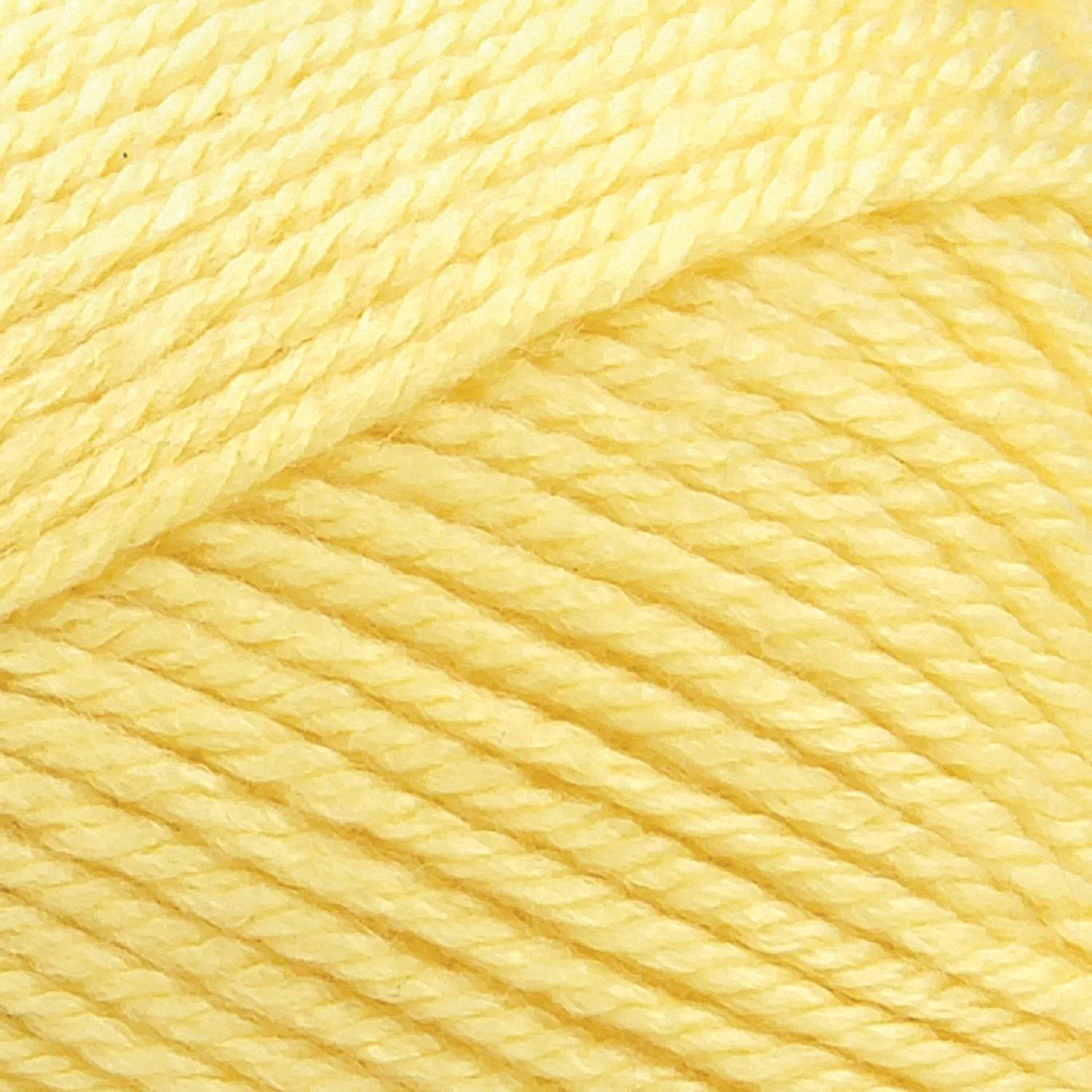 Lion Brand Basic Stitch Anti-Pilling Yarn - Lemonade, close-up