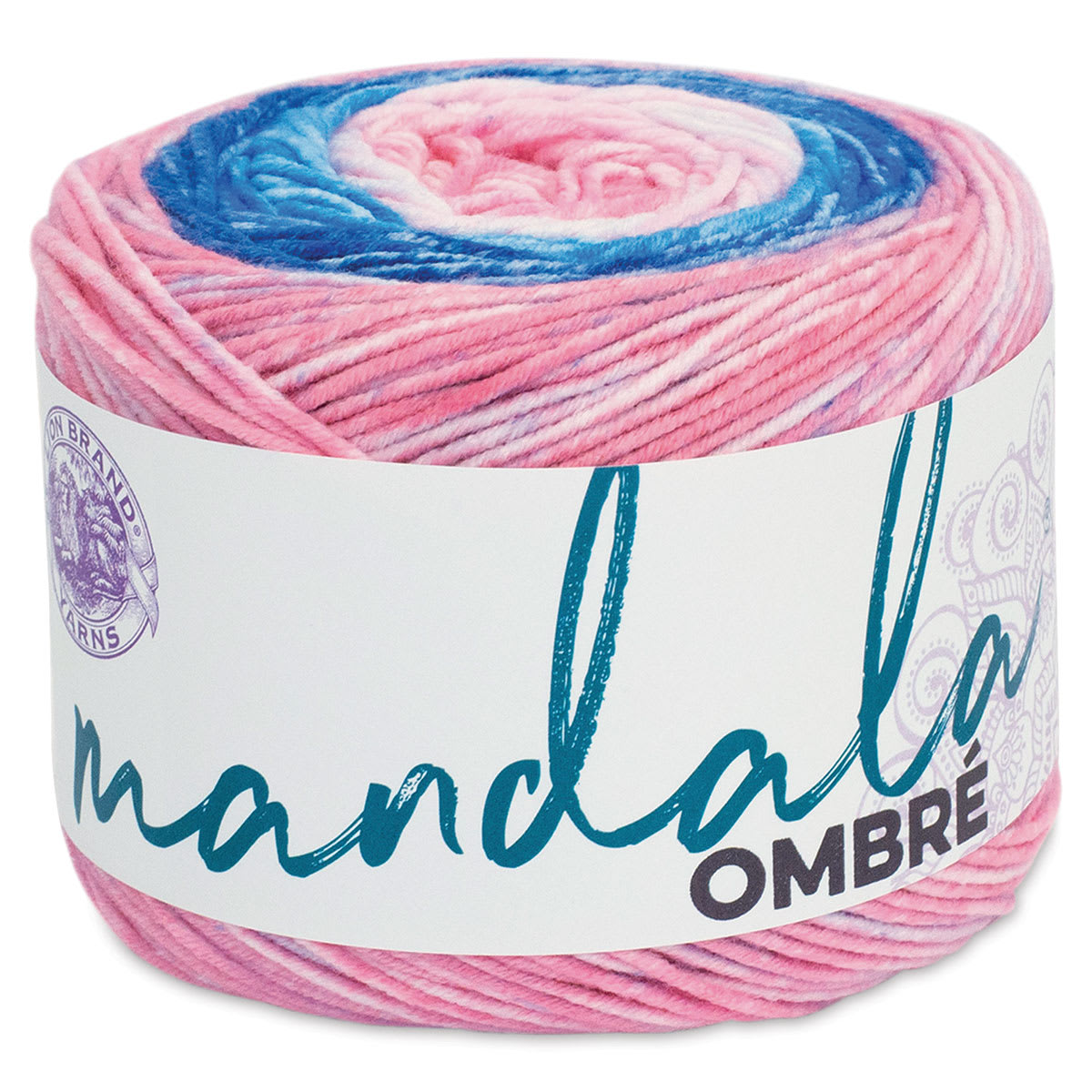 Lion Brand Mandala Ombre Yarn - Pure, 344 yards