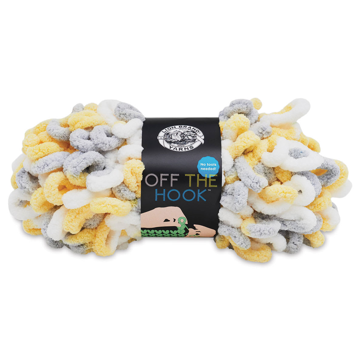 Lion Brand Off The Hook Yarn - Lemon Drop
