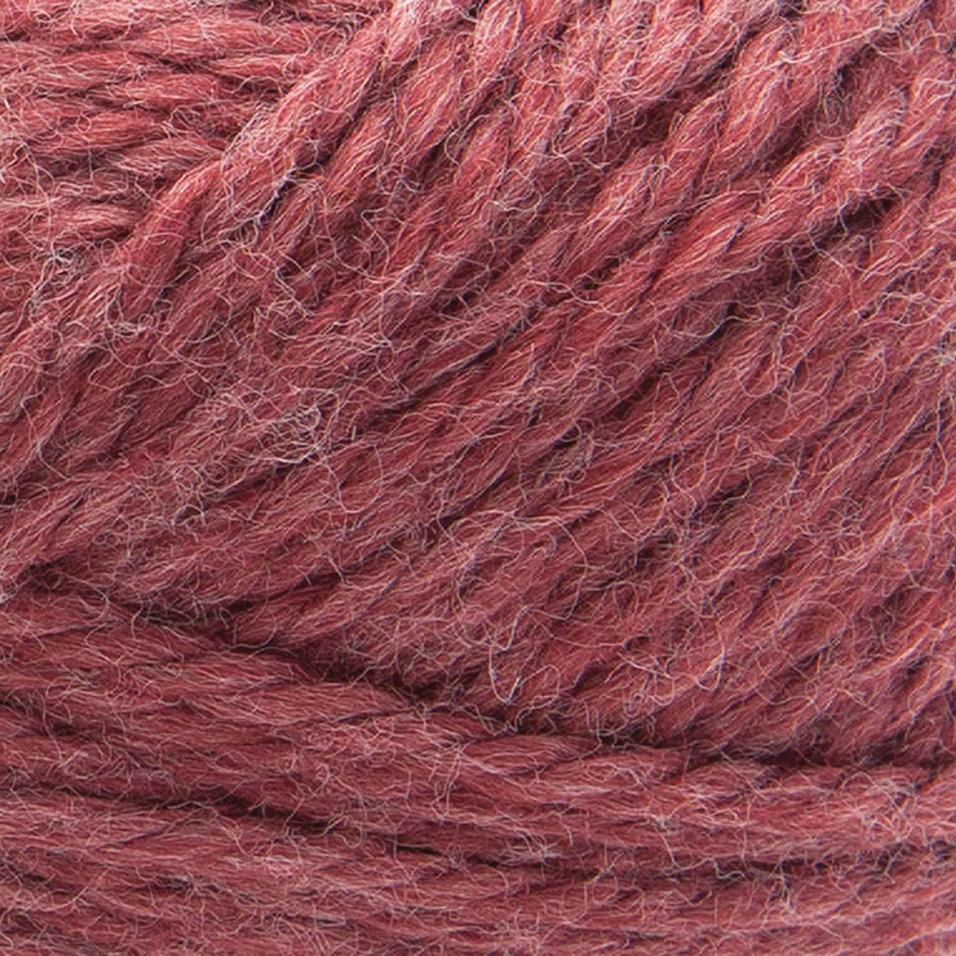 Lion Brand Re-Spun Thick & Quick Yarn - Dark Cherry, close-up