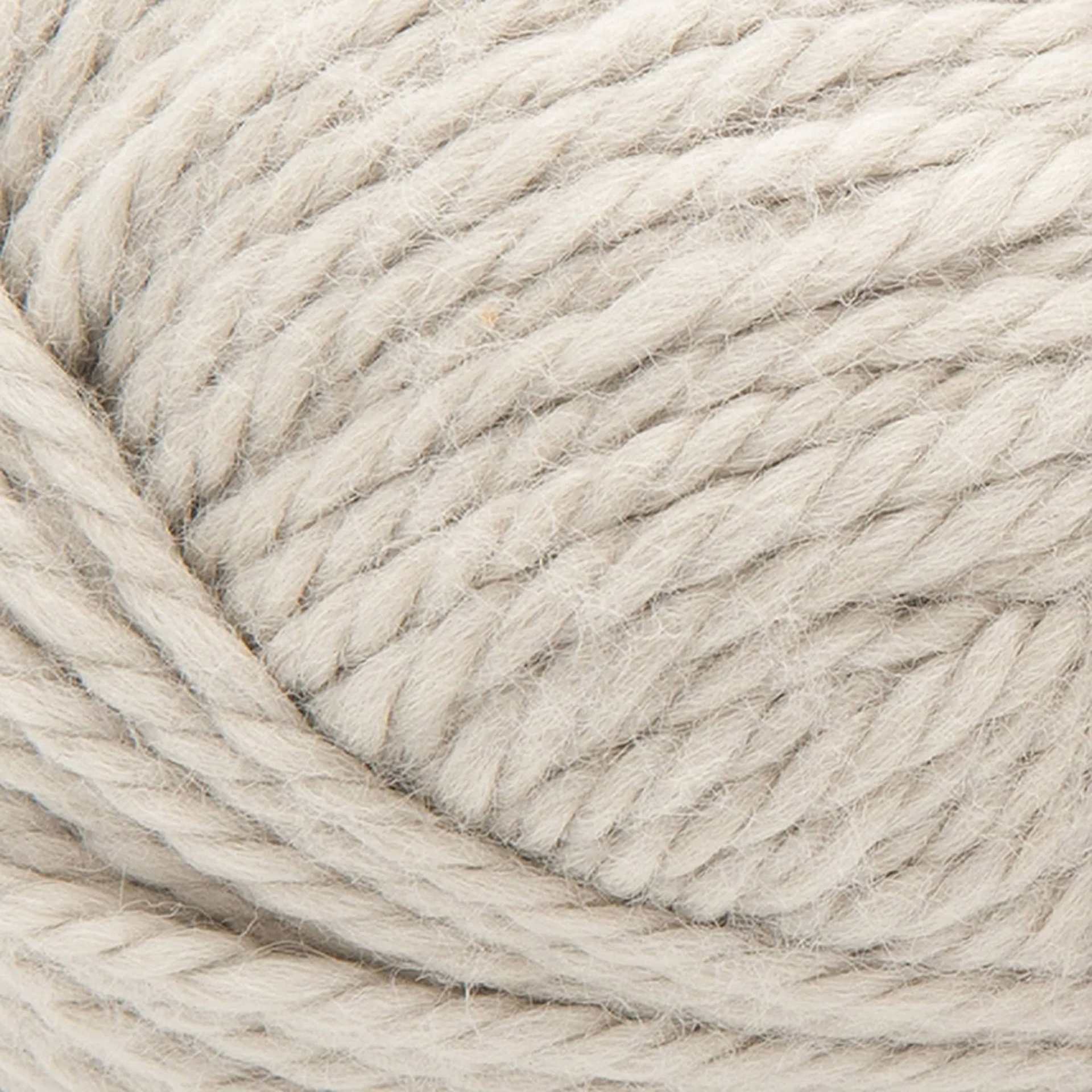 Lion Brand Re-Spun Thick and Quick Yarn - Pumice Stone, close-up