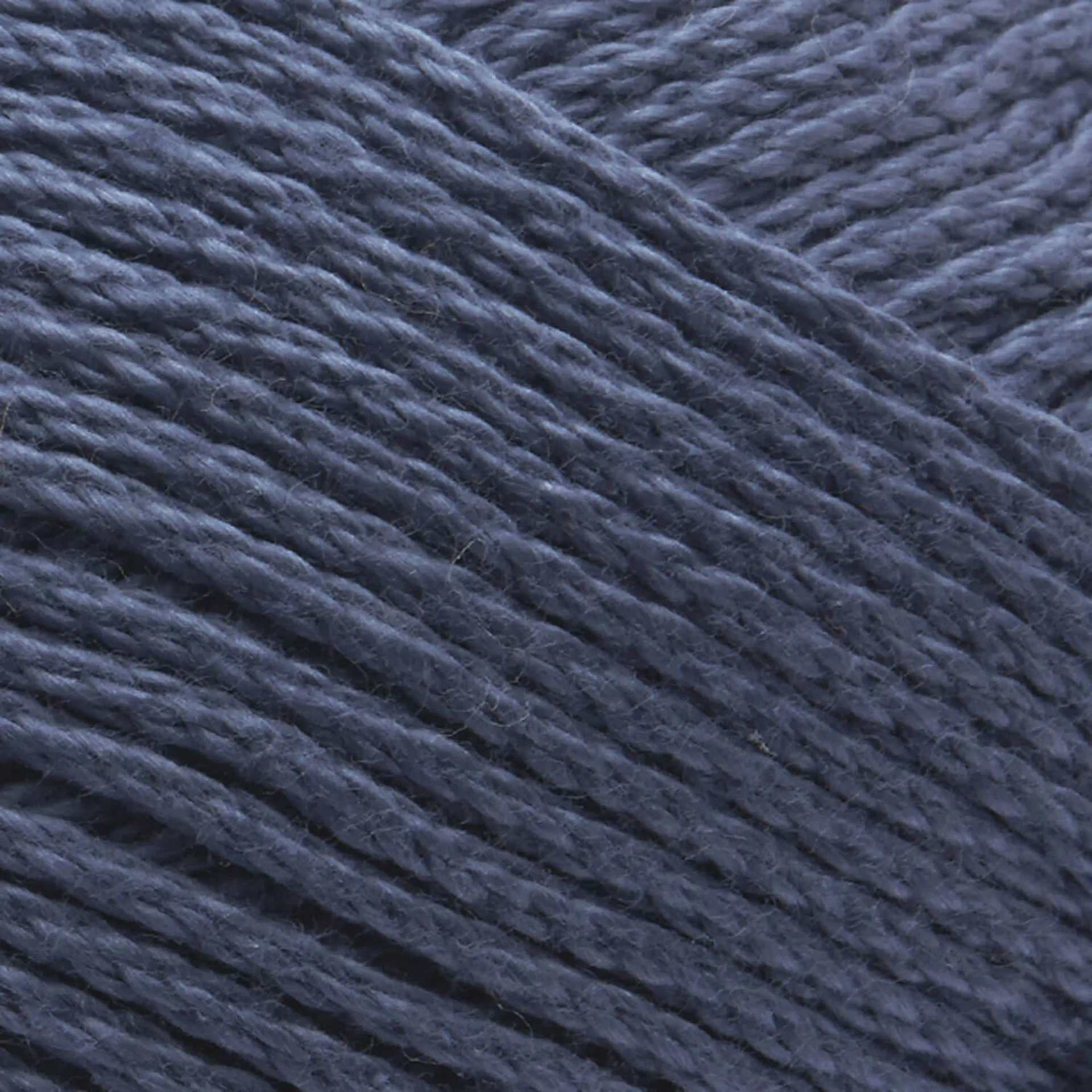 Lion Brand 24/7 Cotton Yarn - Denim, close-up