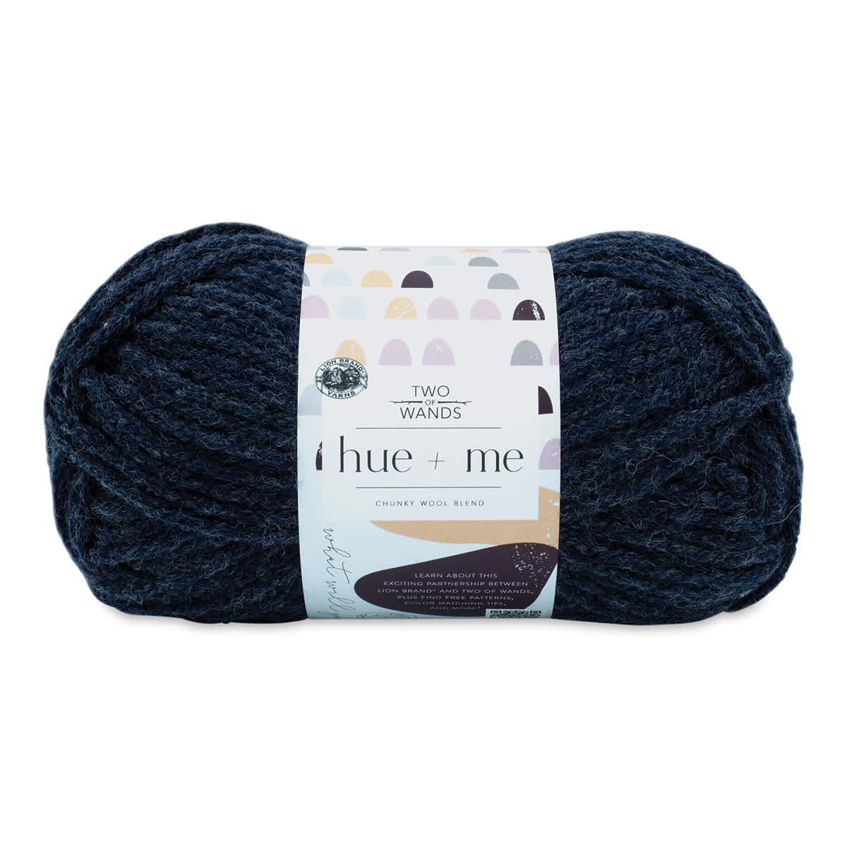 Lion Brand Hue + Me Yarn - Peacoat