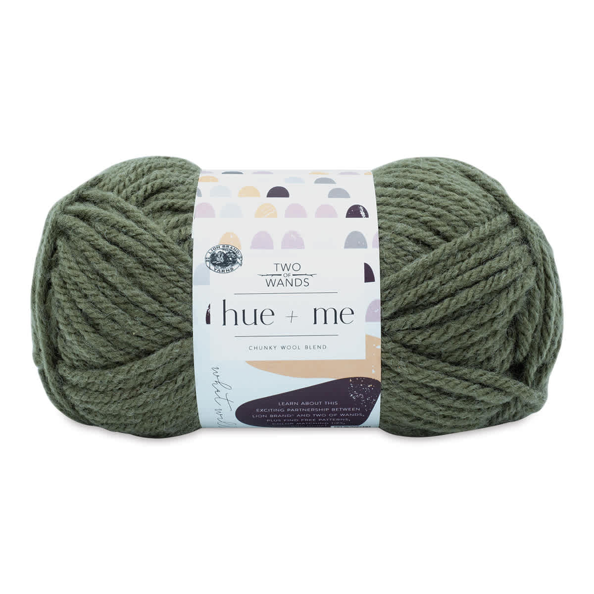 Lion Brand Hue + Me Yarn - Fatigues