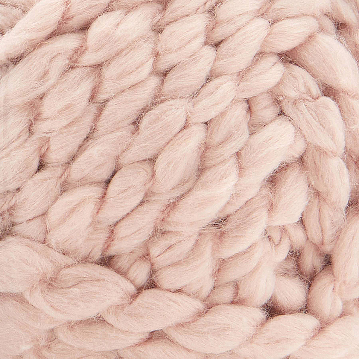Premier Yarn Chunky Cotton Yarn - Pale Pink, 50 yards (Close-up of yarn)