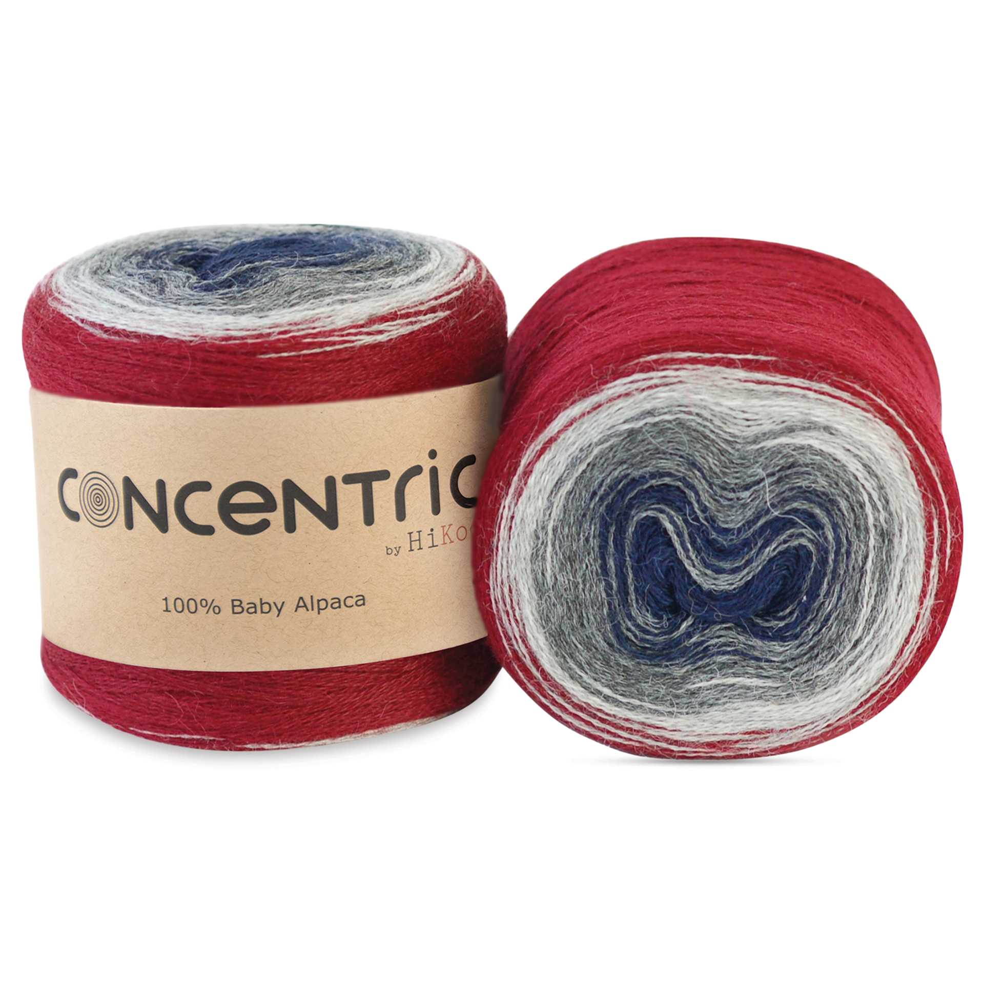 HiKoo Concentric Yarn - Thomas, 437 yards