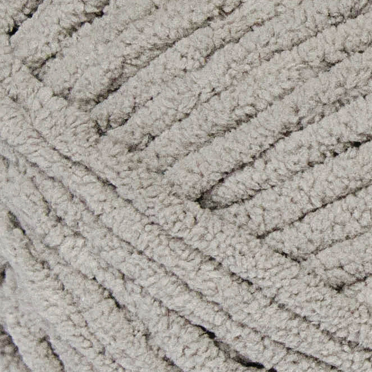 Bernat Blanket Yarn - Pale Grey, 220 yards (Close-up of yarn)
