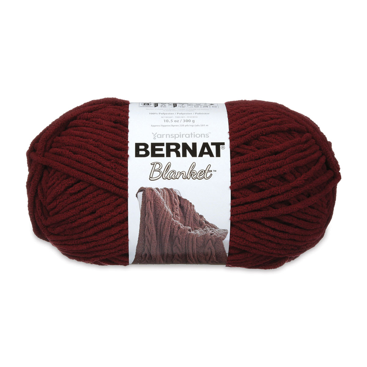 Bernat Blanket Yarn - Purple Plum, 220 yards
