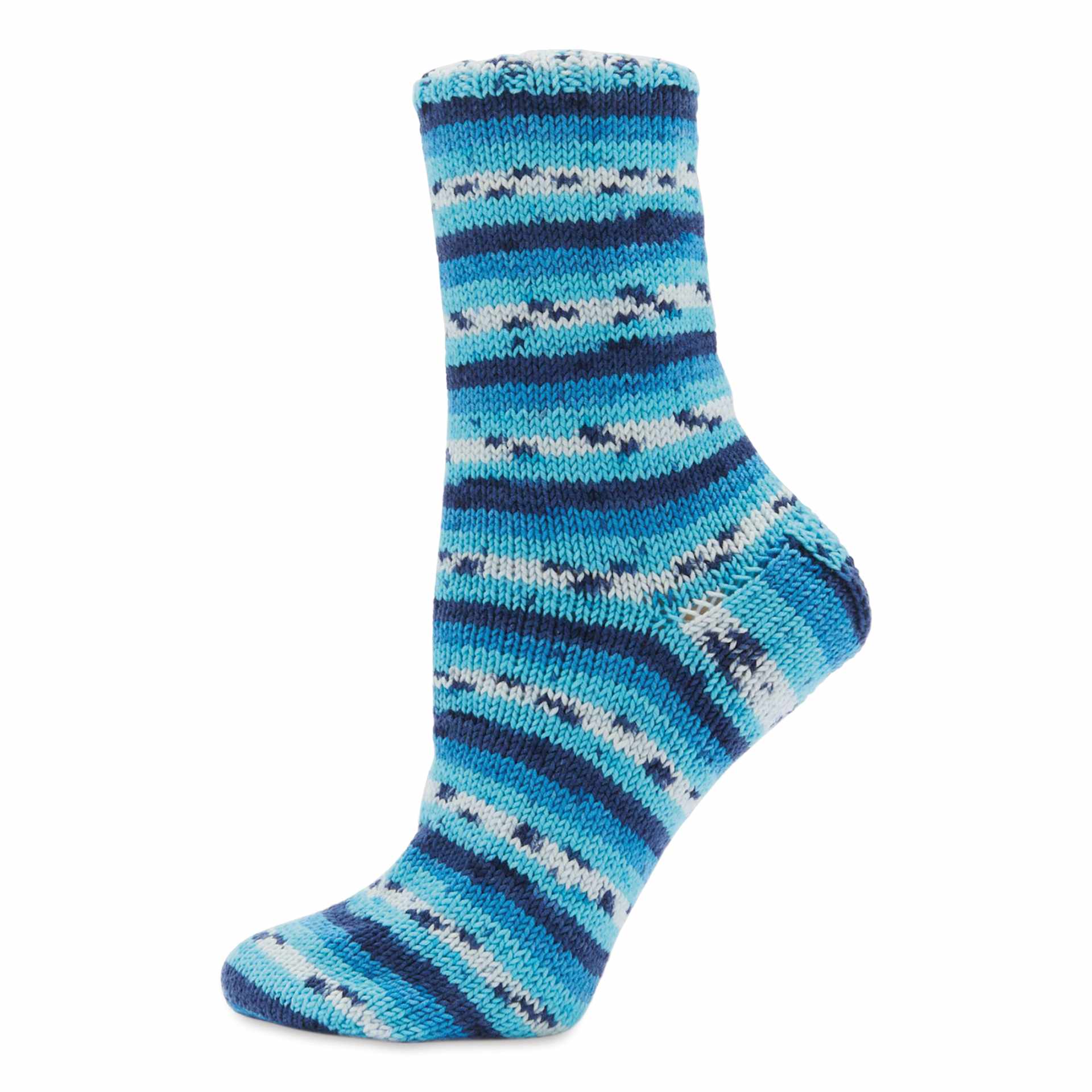 Premier Yarn Fruits Yarn - Blueberry (sock made with Blueberry yarn)