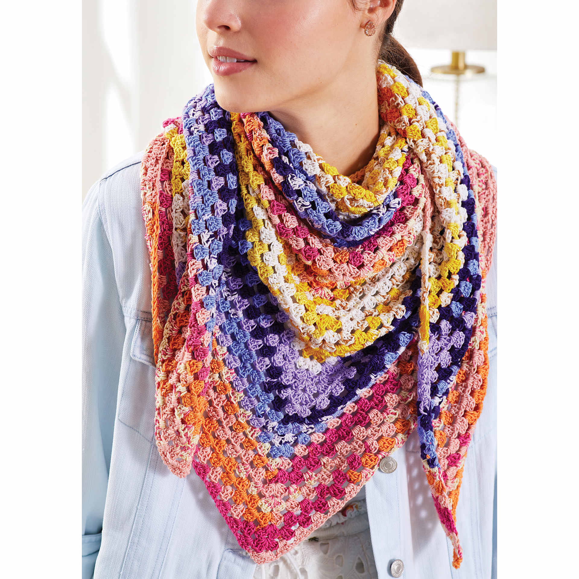 Premier Yarn Fruits Yarn - finished scarf example