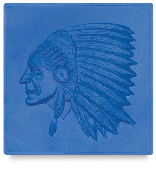 Metal Smith Mold - 4" x 4", Indian Chief