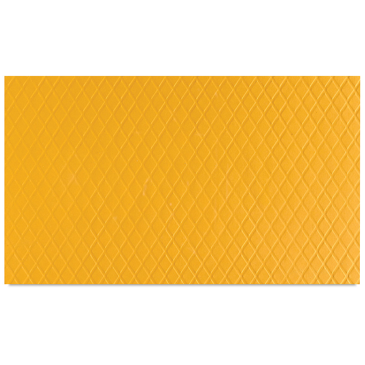 Marvy Uchida Corru-Gator Paper Crimper - Diamond Pattern shown on orange paper