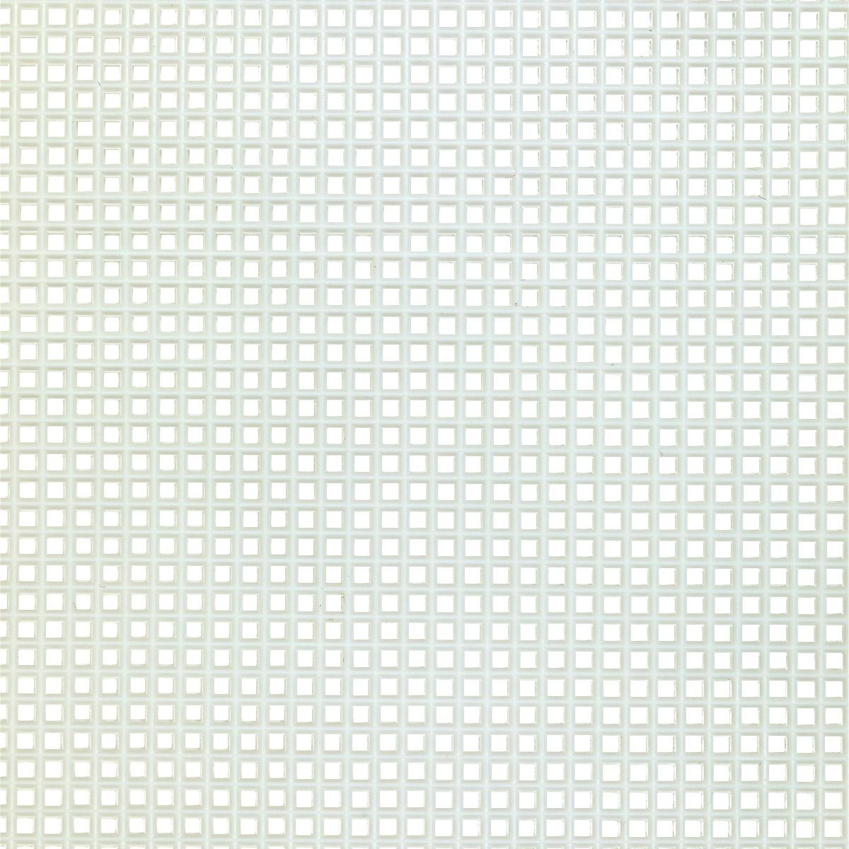 Colorful Plastic Canvas - 10-1/2" x 13-1/2", White (Close-up of canvas)