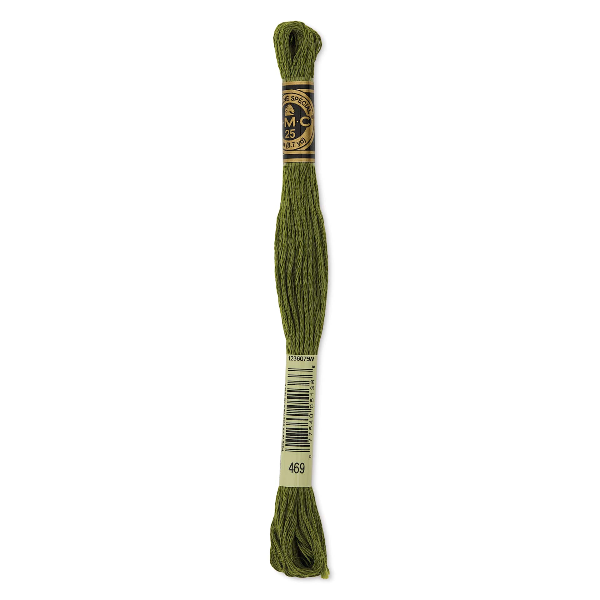 DMC Cotton Embroidery Floss - Avocado Green, 8-3/4 yards