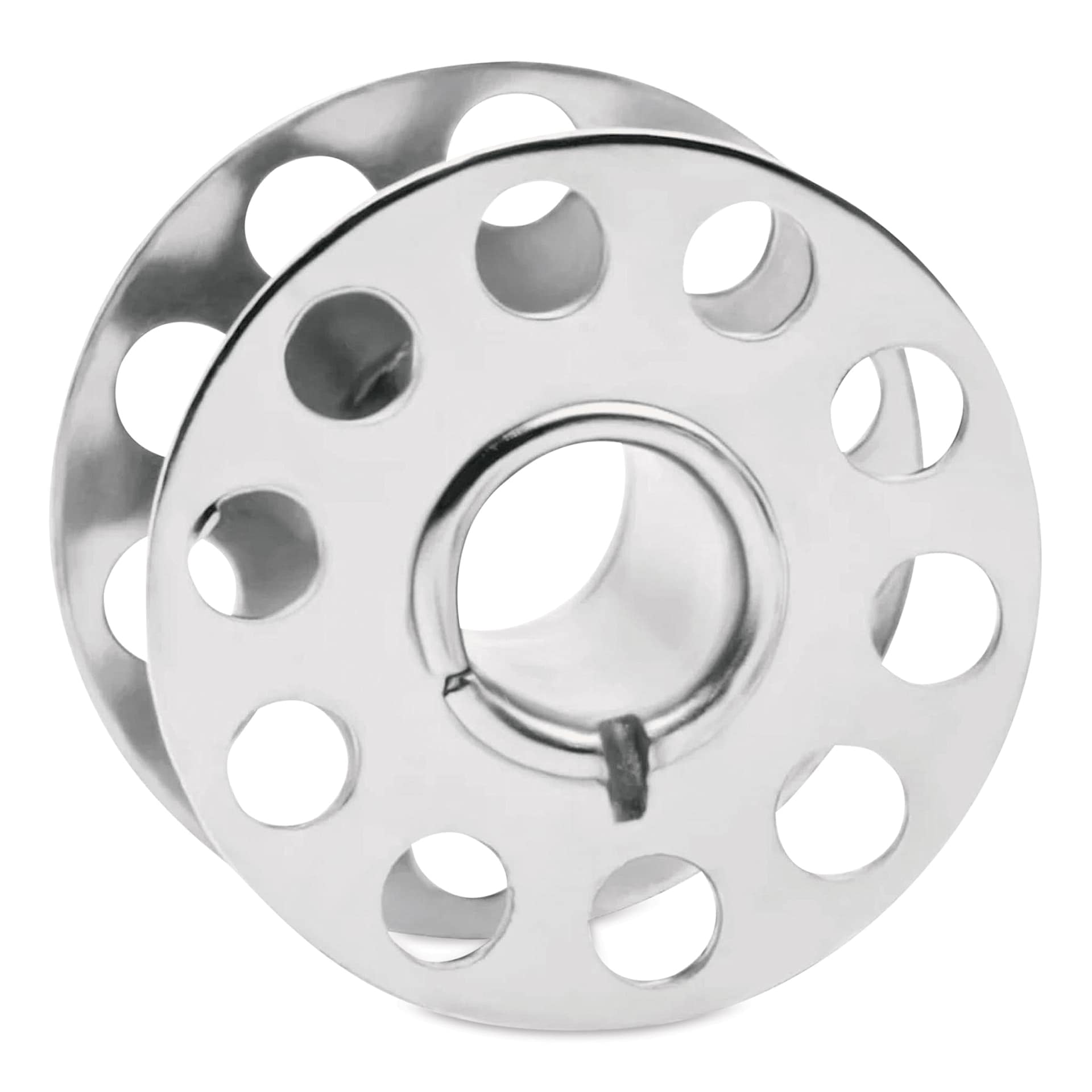 Dritz Class 15 Bobbin, Metal, top of bobbin