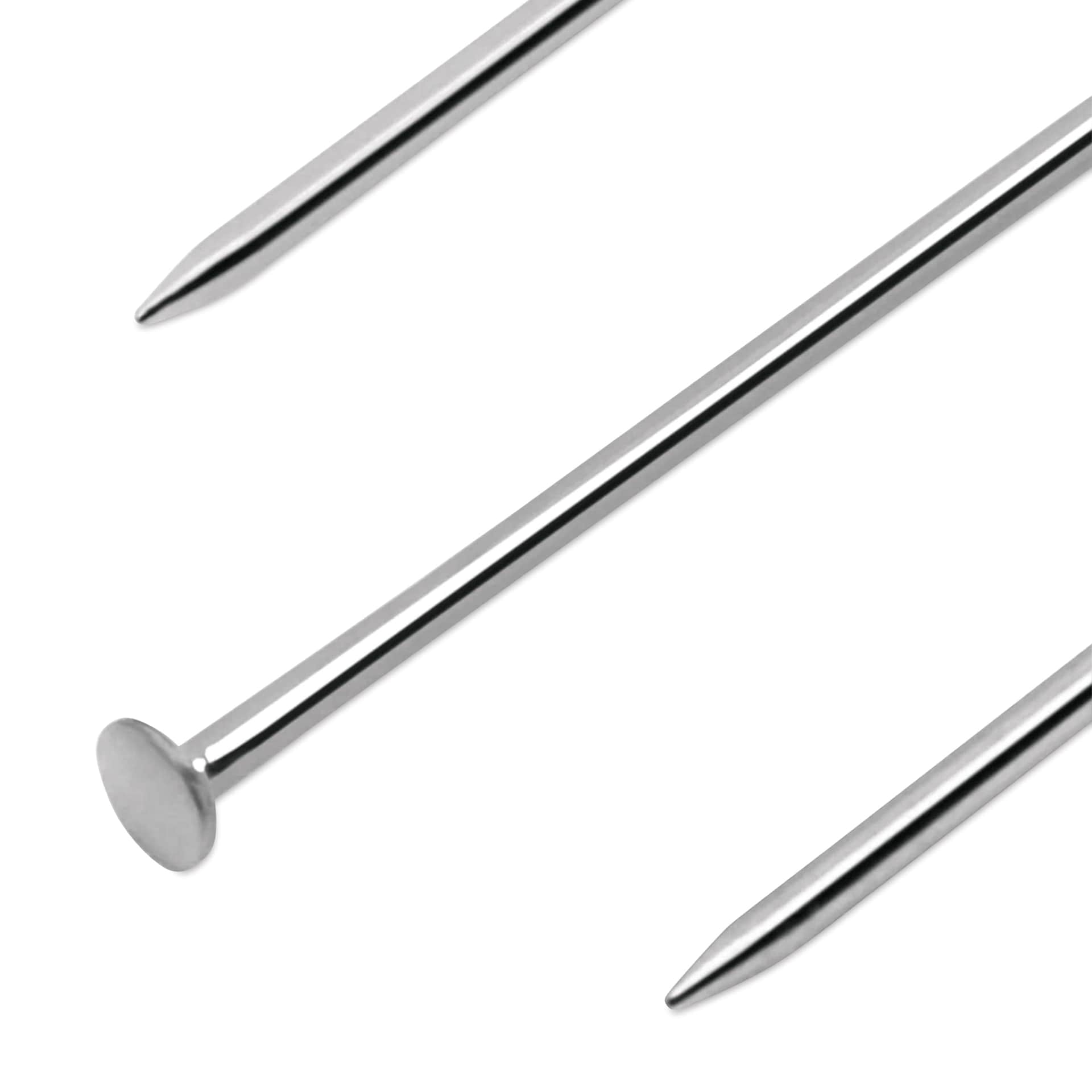 Dritz Sequin Lills Pins - 1/2", Pkg of 350 close-up of pin parts