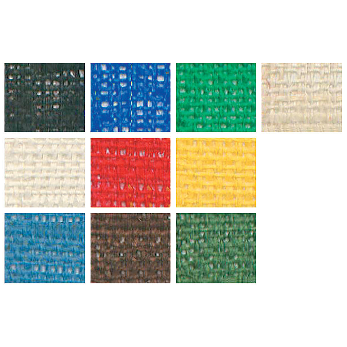 Brightly Colored Burlap