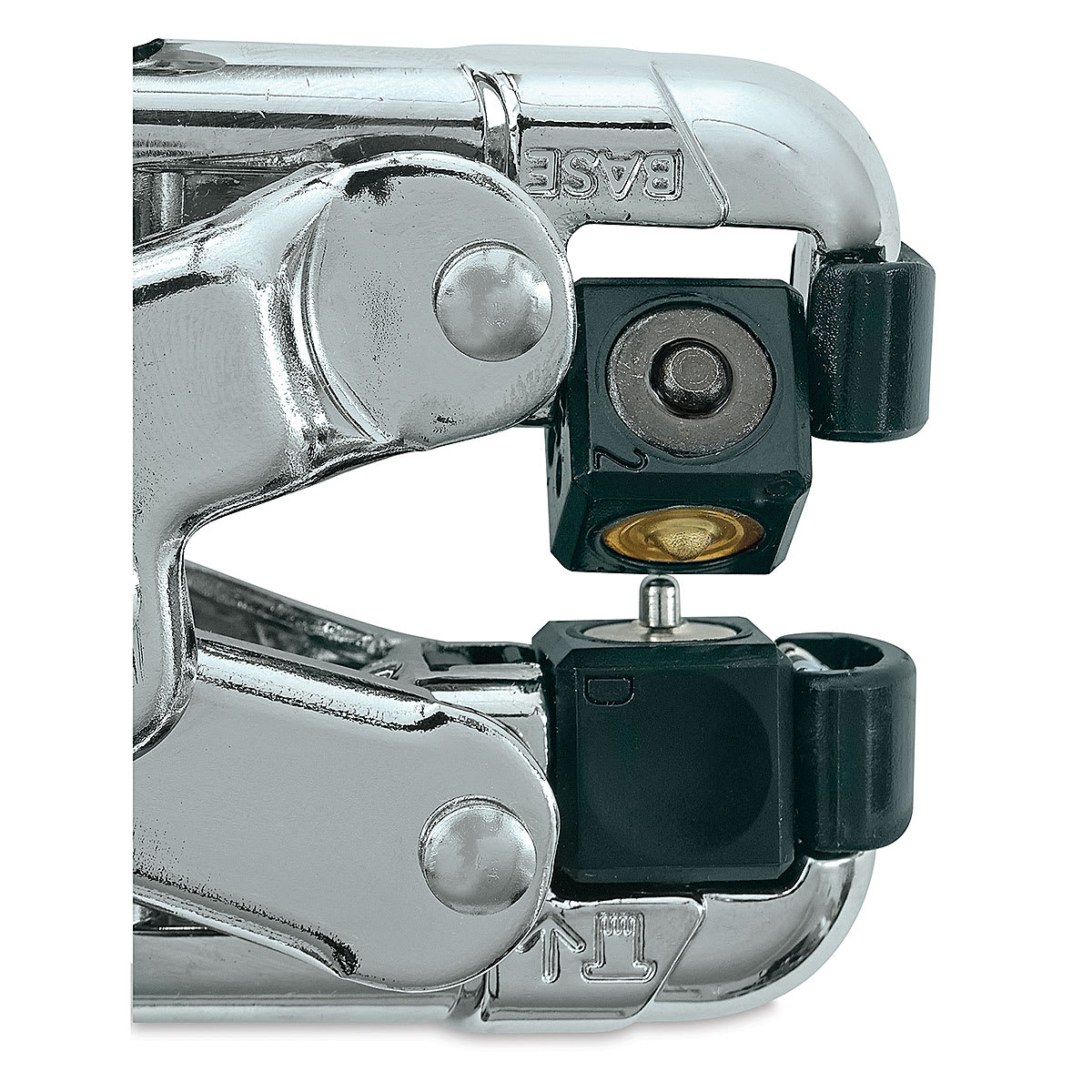 Crop-A-Dile - Closeup of punch mechanism showing adjustable die