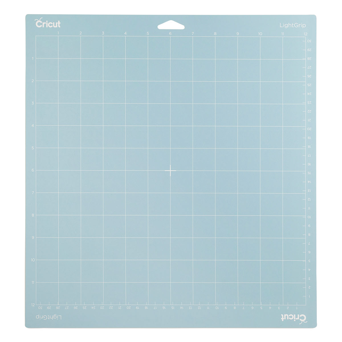 Cricut Adhesive Cutting Mats - Top view of Blue LightGrip Mat 