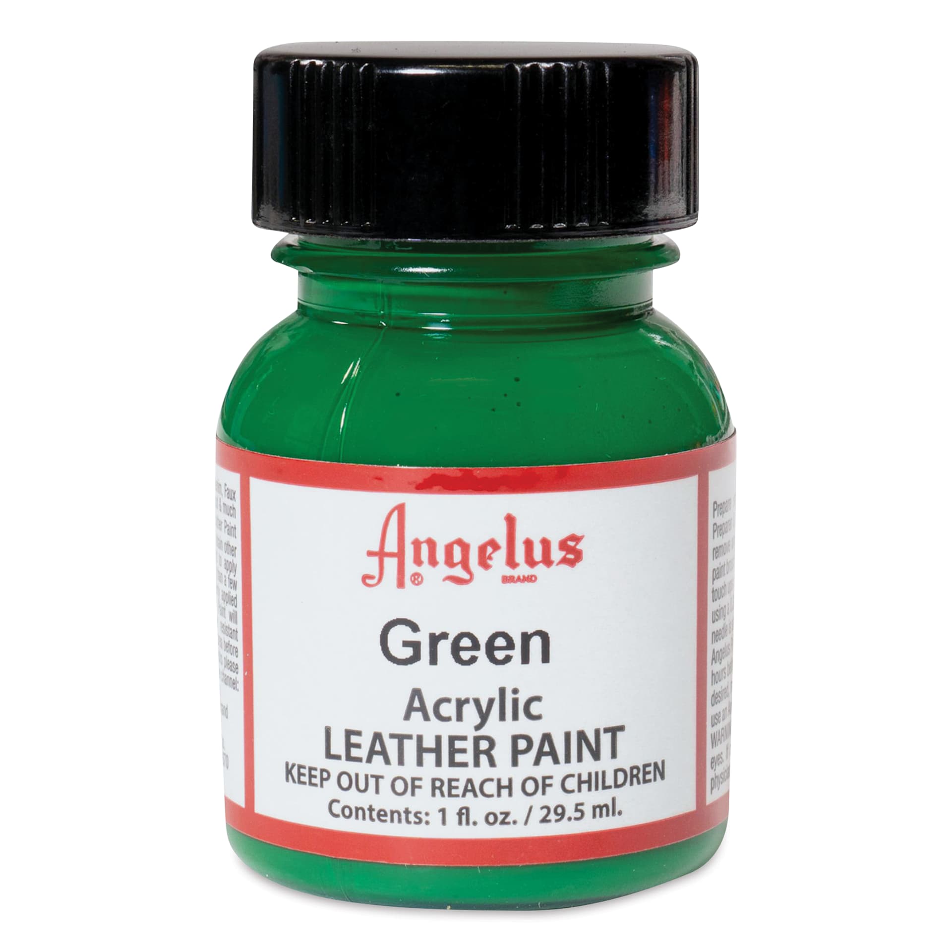 Angelus Acrylic Leather Paint - Green, 1 oz