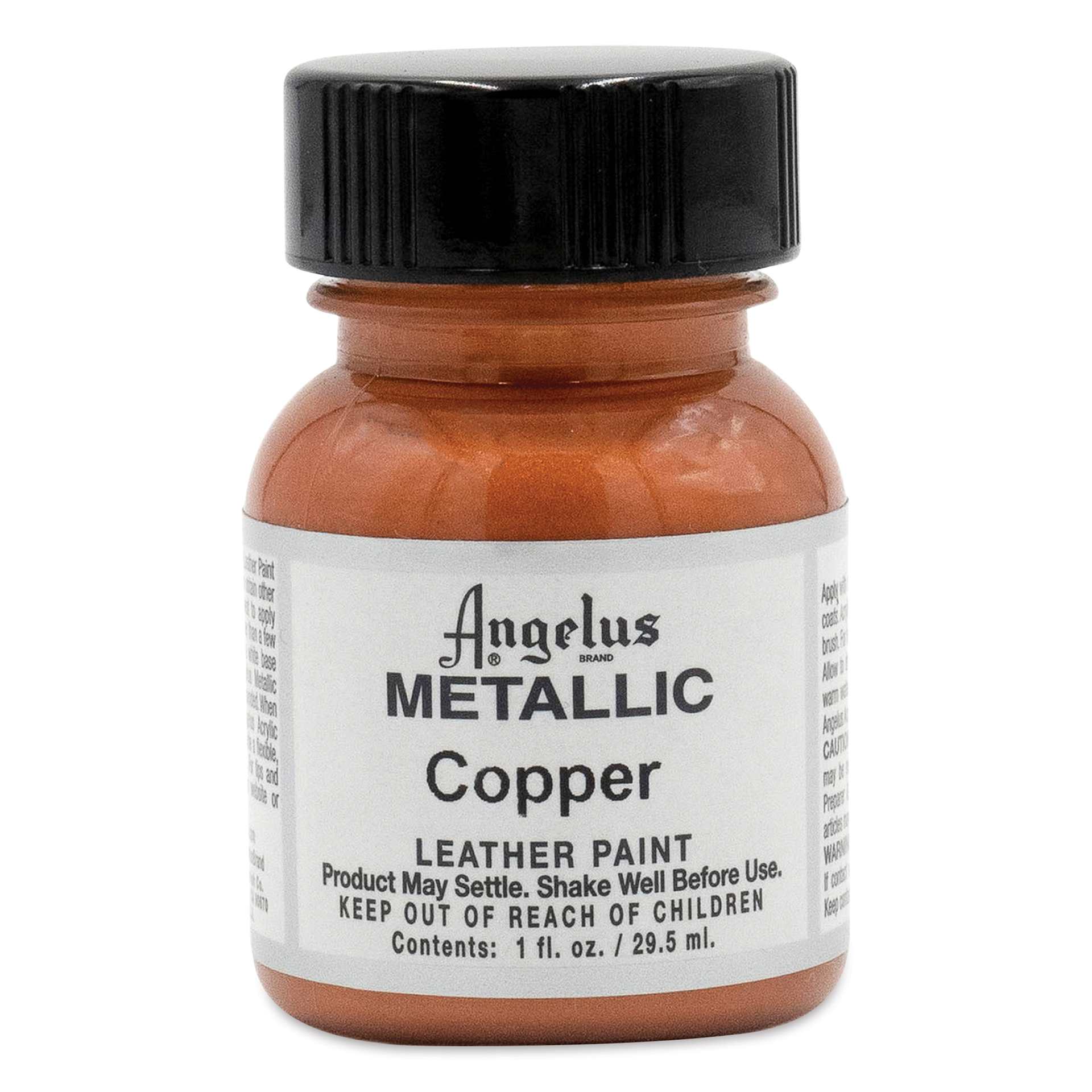 Angelus Acrylic Leather Paint - Copper, Metallic, 1 oz