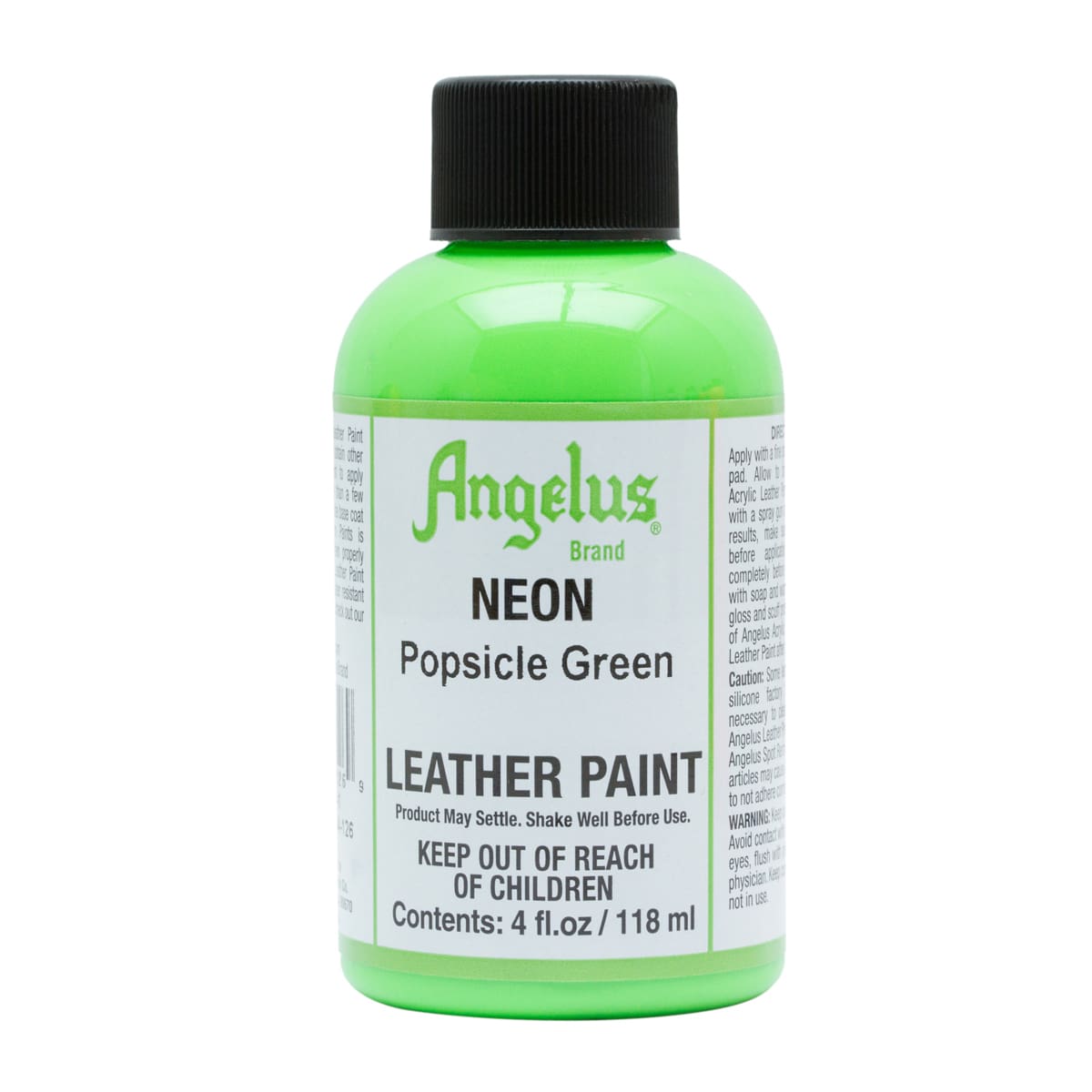 Neon Leather Paint Popsicle Green