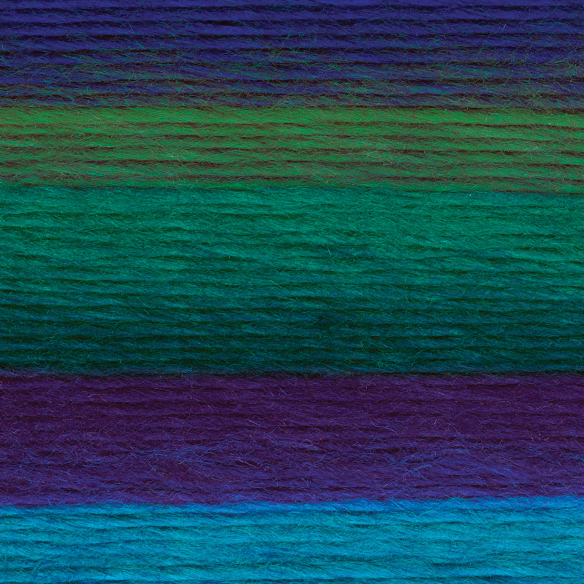 Lion Brand Landscapes Yarn - Blue Lagoon - finished knitting pattern example