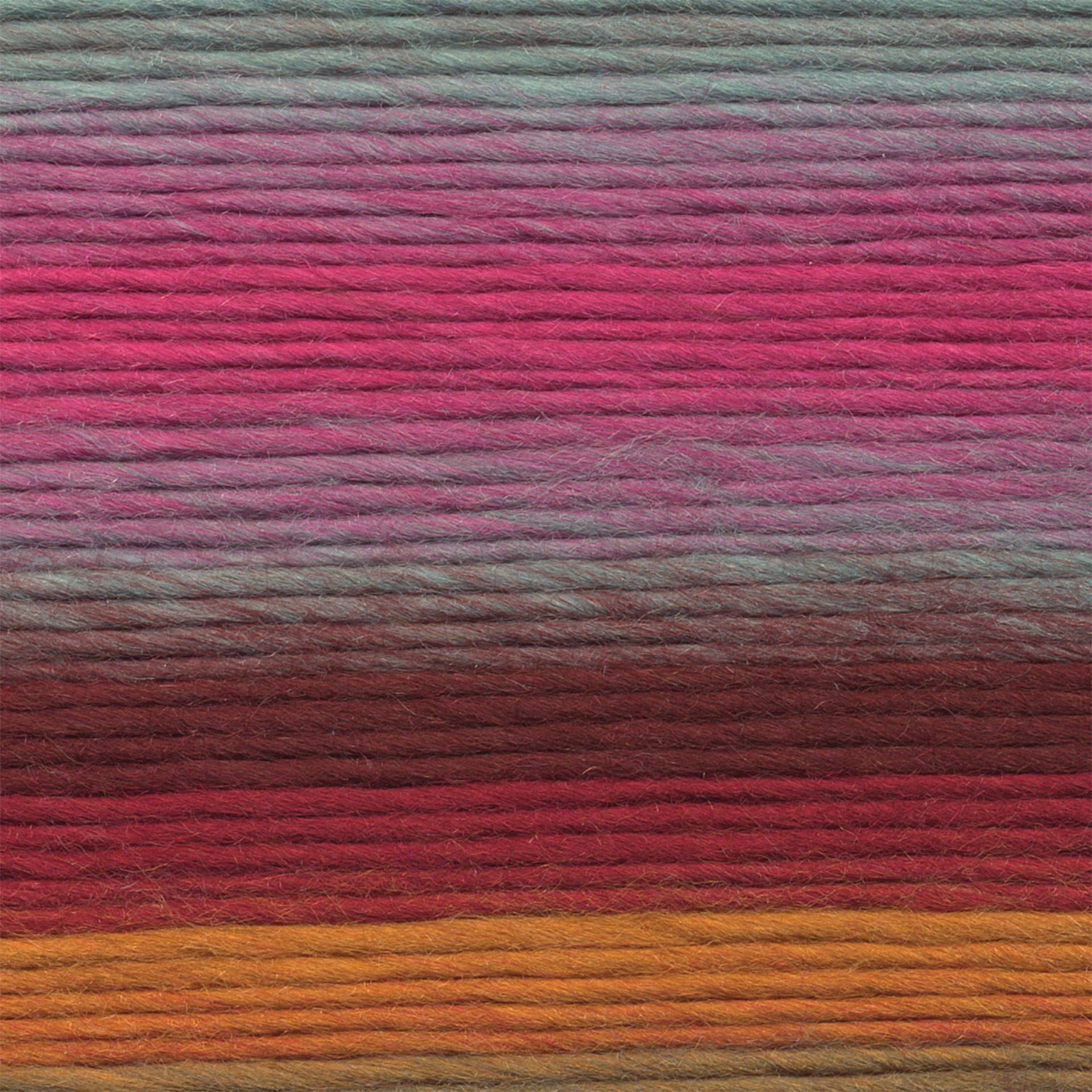 Lion Brand Landscapes Yarn - Desert Spring - finished knitting pattern example