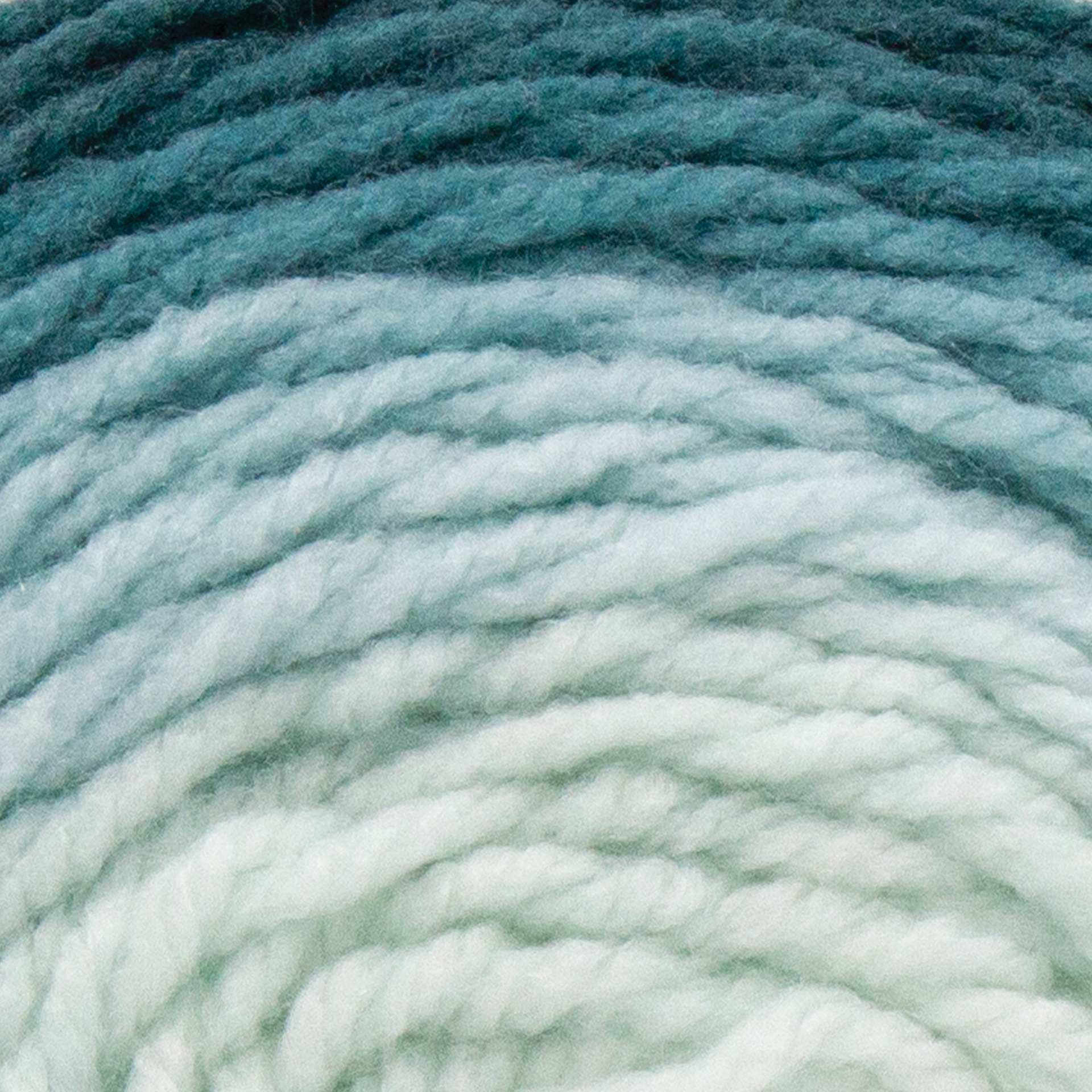 Lion Brand Mandala Gradient Yarn - Dark Teal - close-up