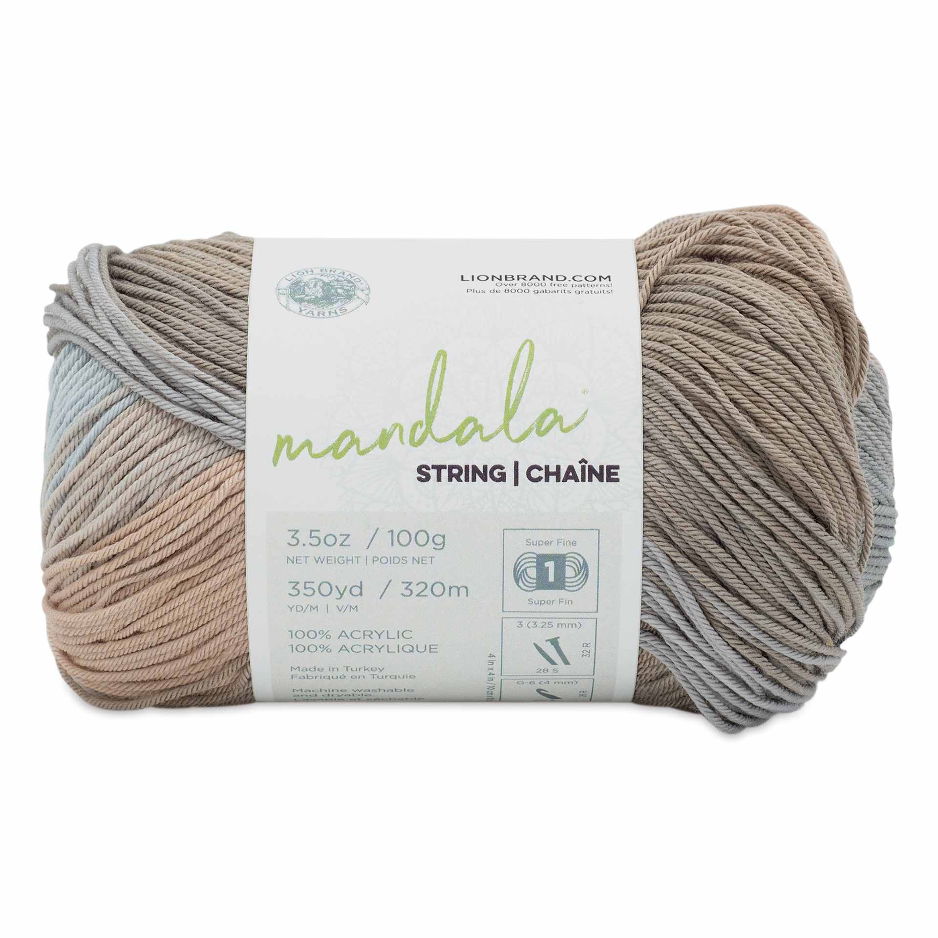 Lion Brand Mandala String Yarn - Ballad, 350 yds