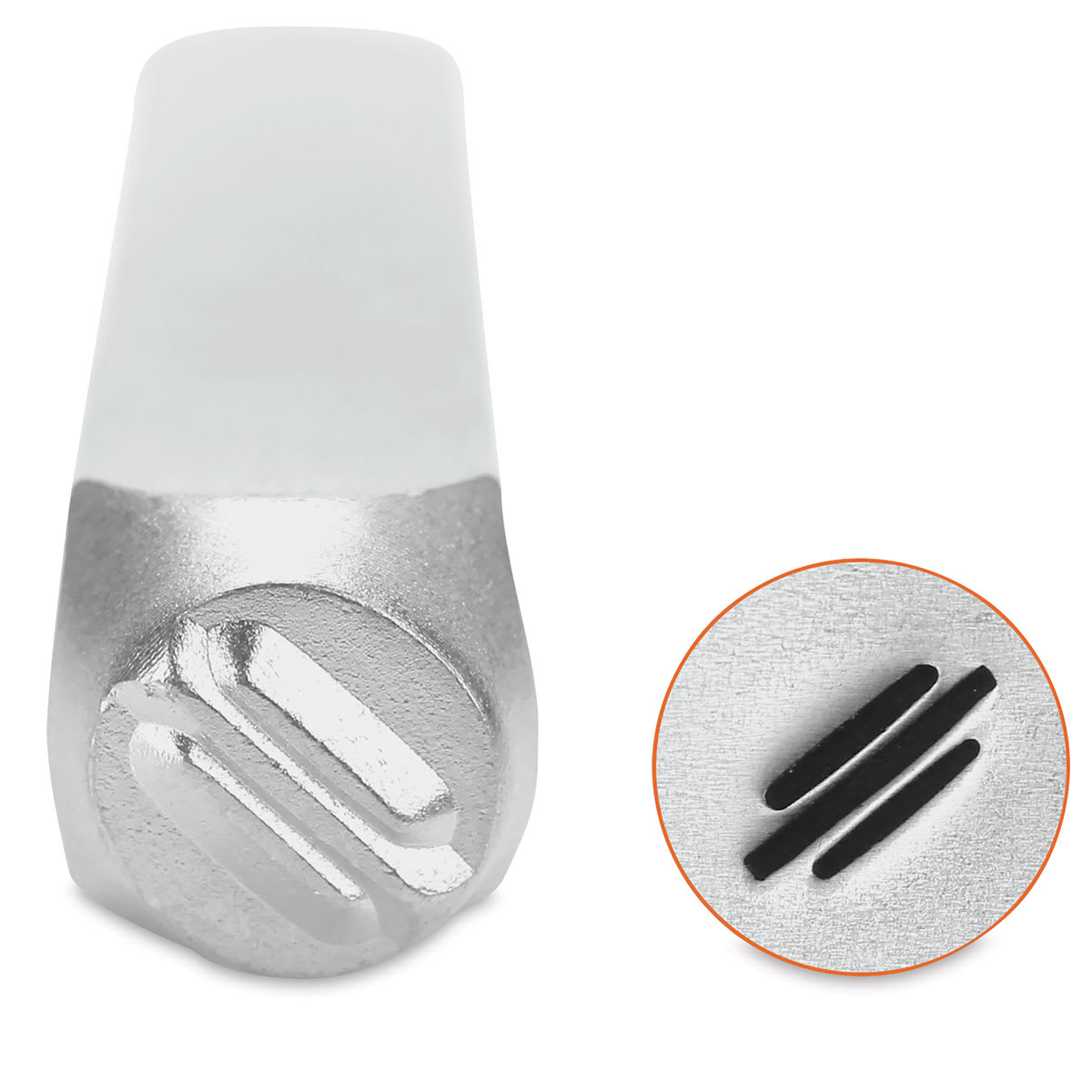 ImpressArt Design Stamp - Diagonal Lines, 6 mm