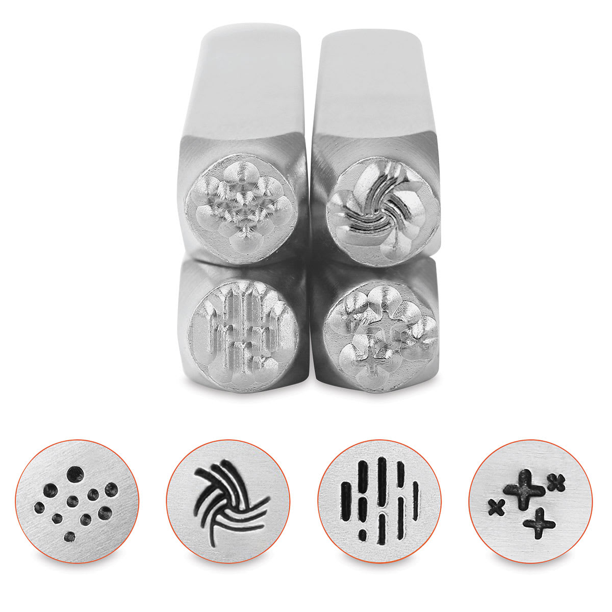 ImpressArt Design Stamp - Texture Pack Series 3, Set of 4